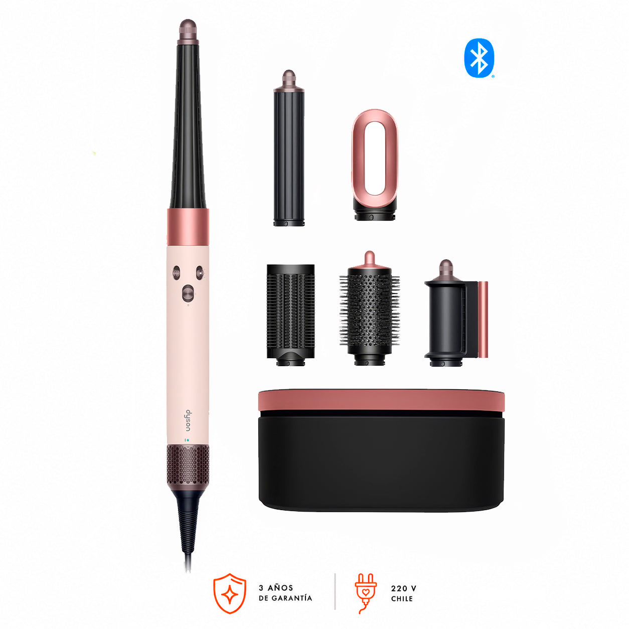 Dyson Airwrap i.d. - Liso + Ondulado Ceramic Pink / Rose Gold