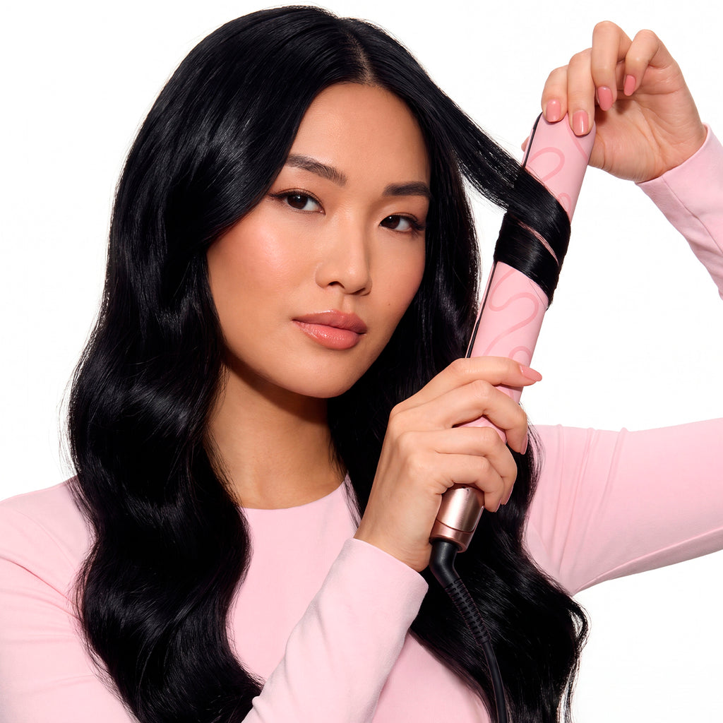 Plancha de pelo ghd chronos rosa pastel (Placas 26mm)