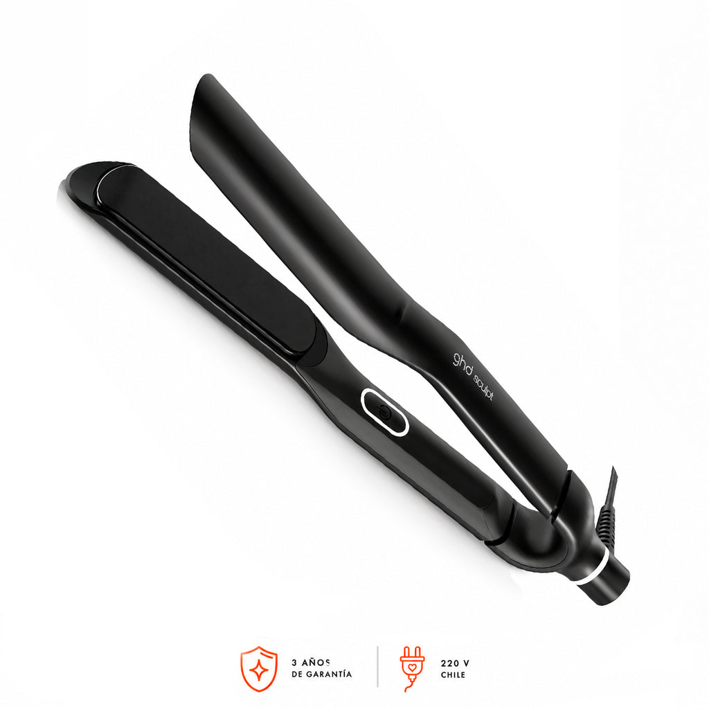 Plancha de pelo interactiva ghd Sculpt negra