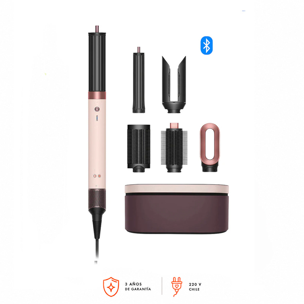 Dyson Airwrap Coanda 2x – Liso + Ondulado Ceramic Pink / Rose Gold
